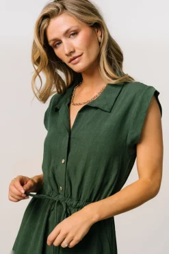 Baltic Born Toni Romper | Dark Green