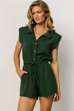 Baltic Born Toni Romper | Dark Green