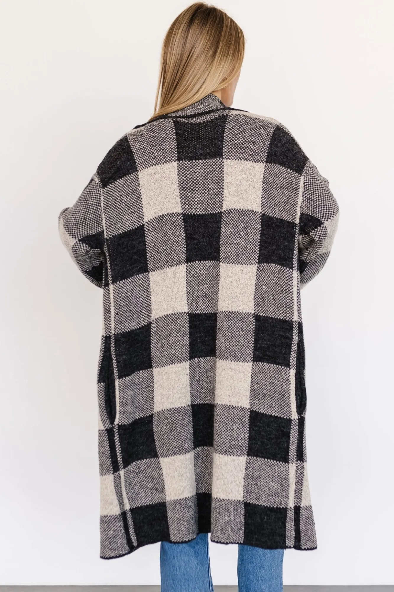 Baltic Born Toronto Cardigan | Black + Taupe