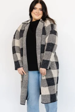 Baltic Born Toronto Cardigan | Black + Taupe