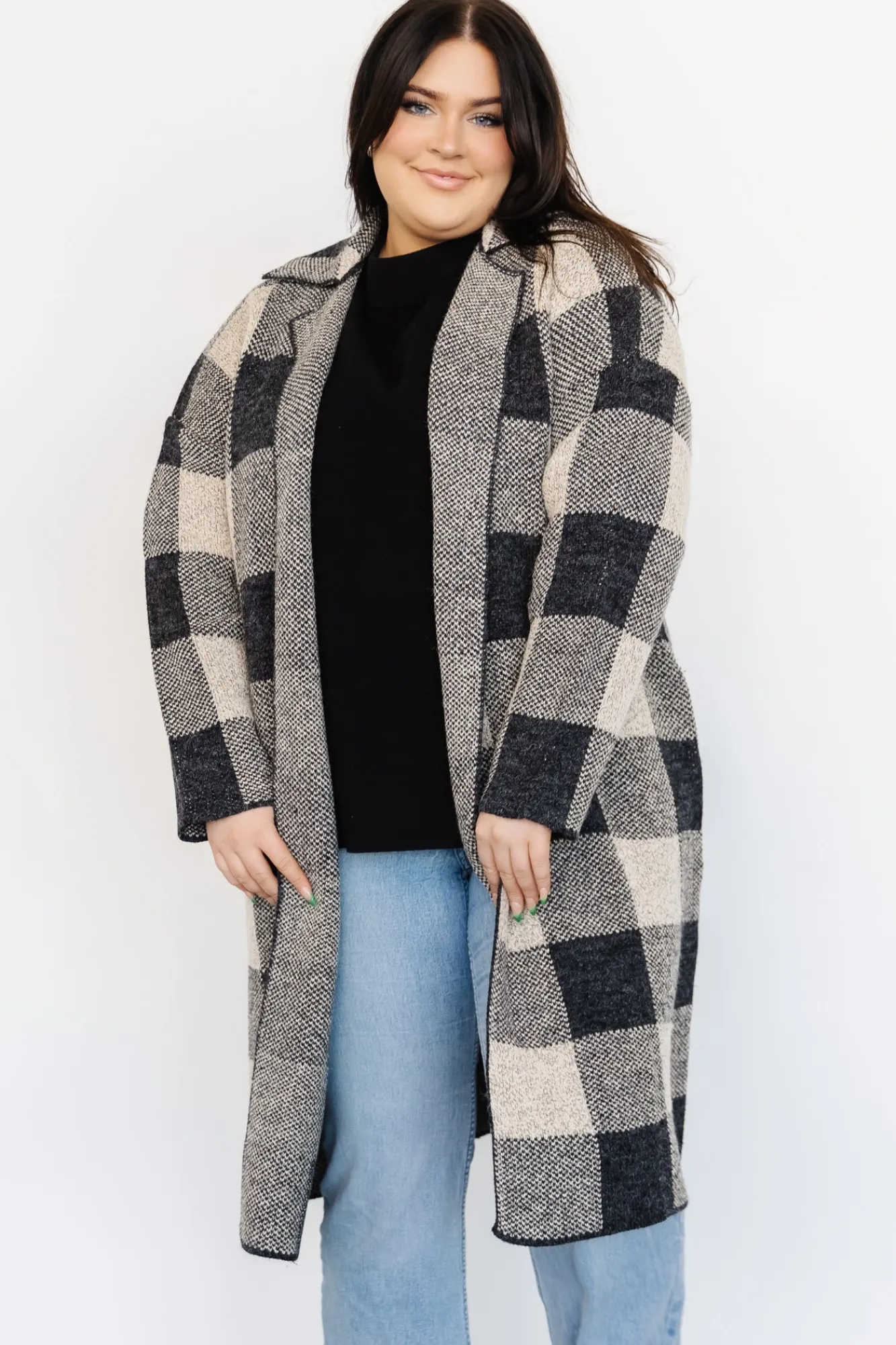 Baltic Born Toronto Cardigan | Black + Taupe