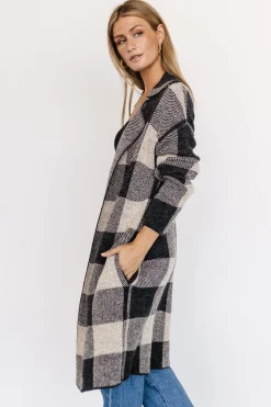 Baltic Born Toronto Cardigan | Black + Taupe