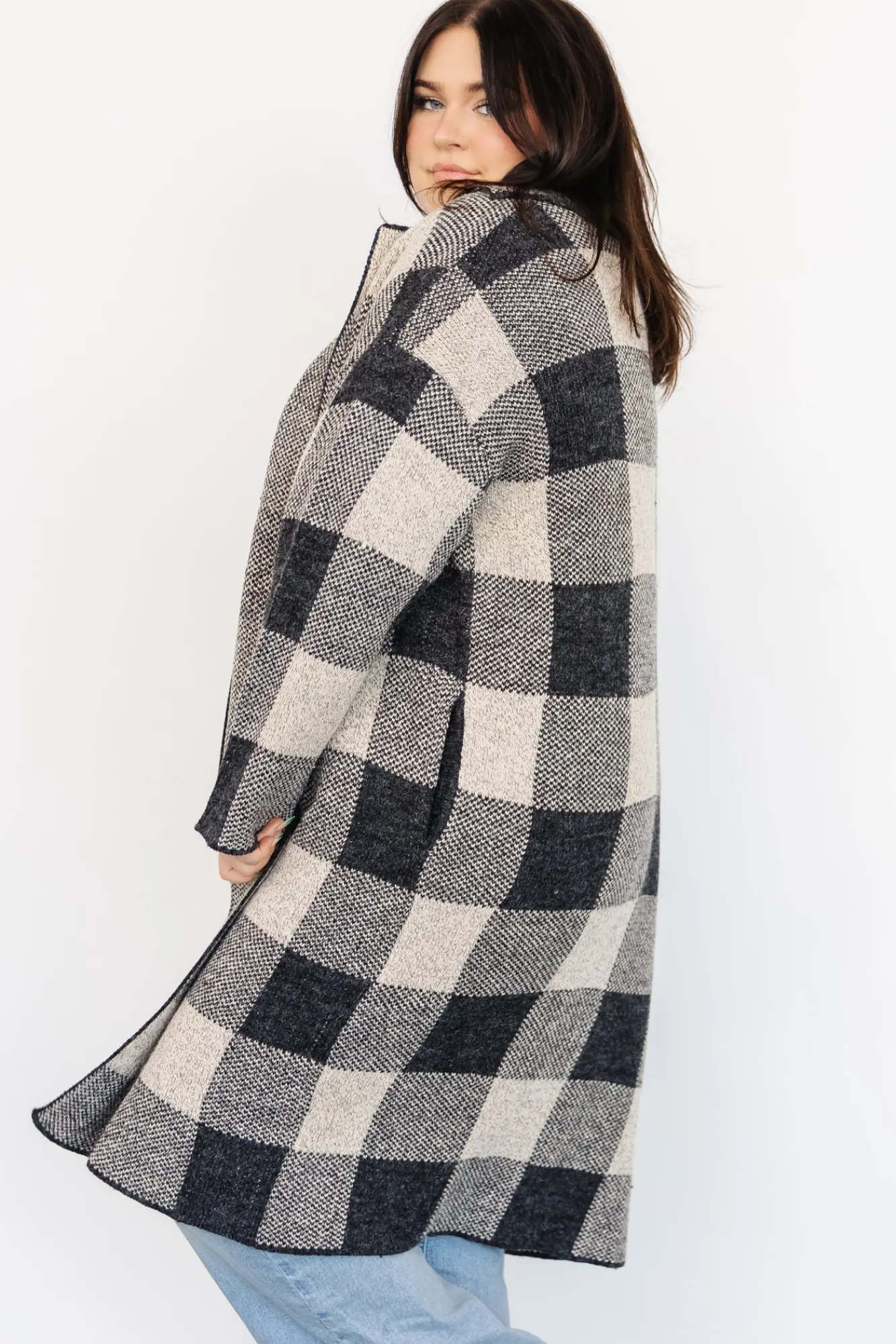 Baltic Born Toronto Cardigan | Black + Taupe
