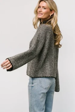 Baltic Born Trisha Knit Sweater | Black Stripe