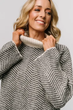 Baltic Born Trisha Knit Sweater | Ivory Stripe