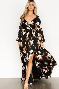 Baltic Born Tristan Maxi Dress | Black Floral