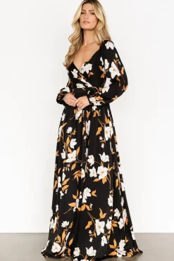 Baltic Born Tristan Maxi Dress | Black Floral