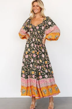 Baltic Born Trixie Dress | Black Multi