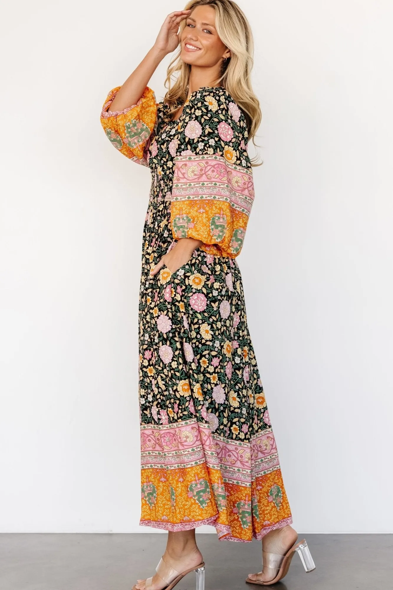 Baltic Born Trixie Dress | Black Multi