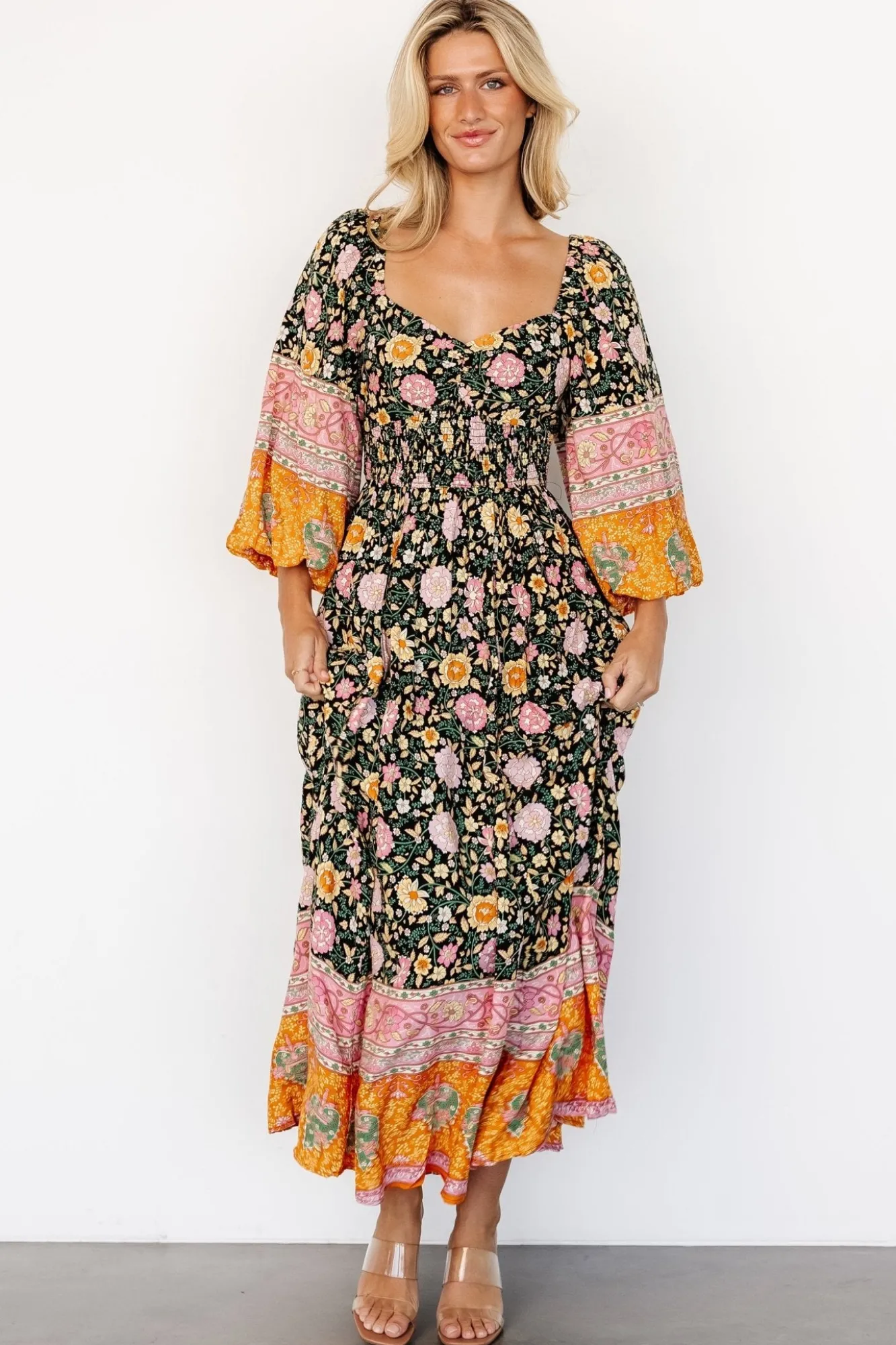 Baltic Born Trixie Dress | Black Multi