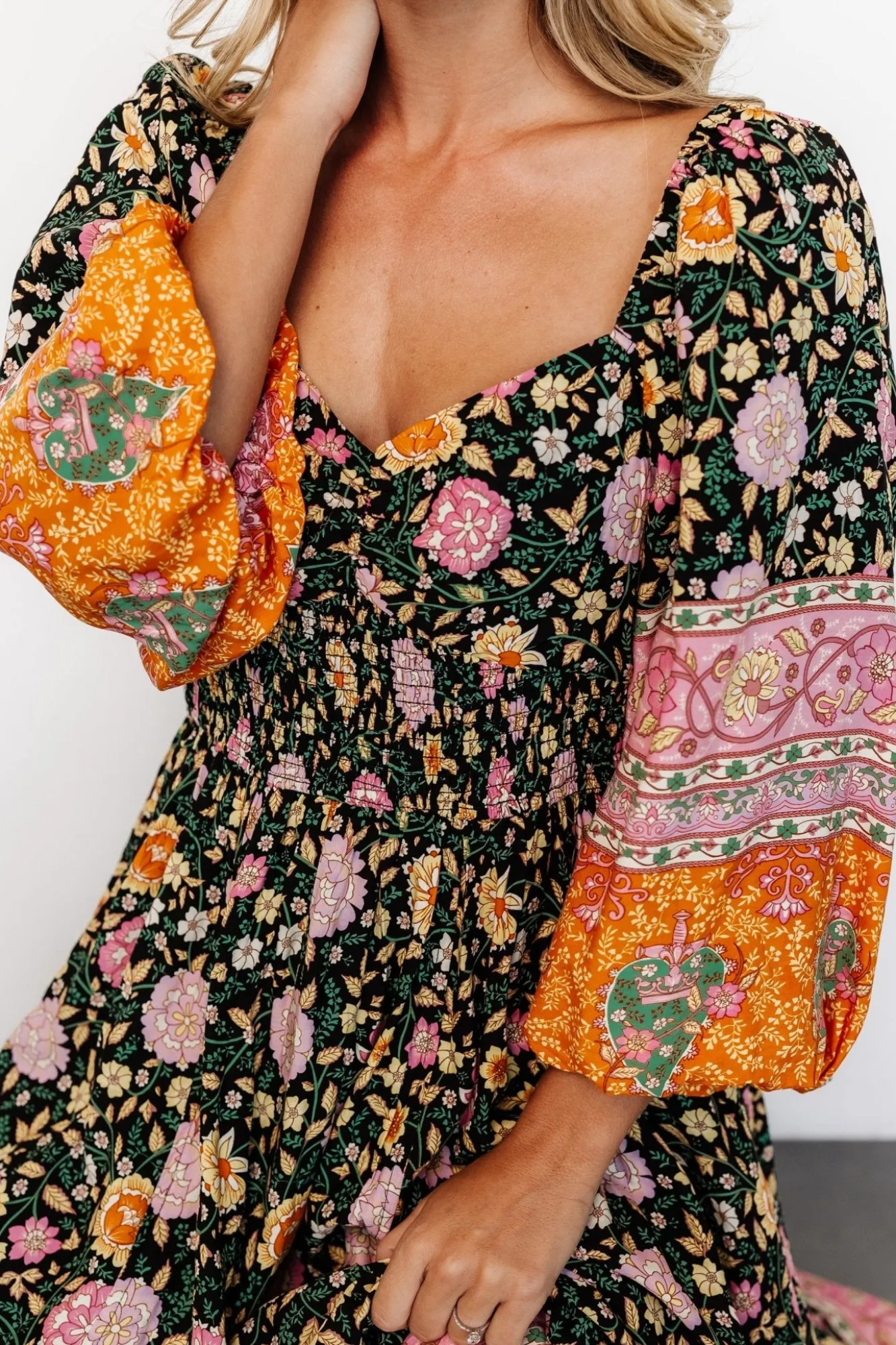 Baltic Born Trixie Dress | Black Multi