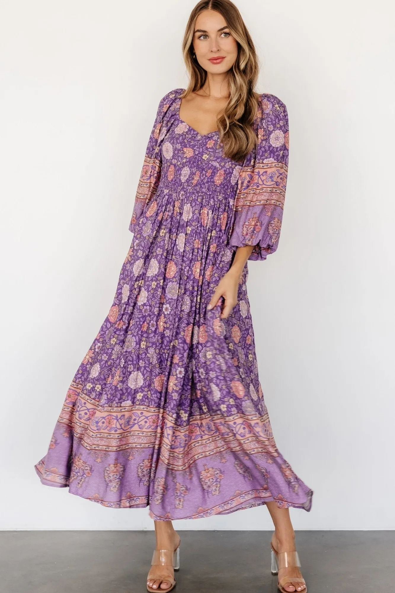Baltic Born Trixie Dress | Purple Multi