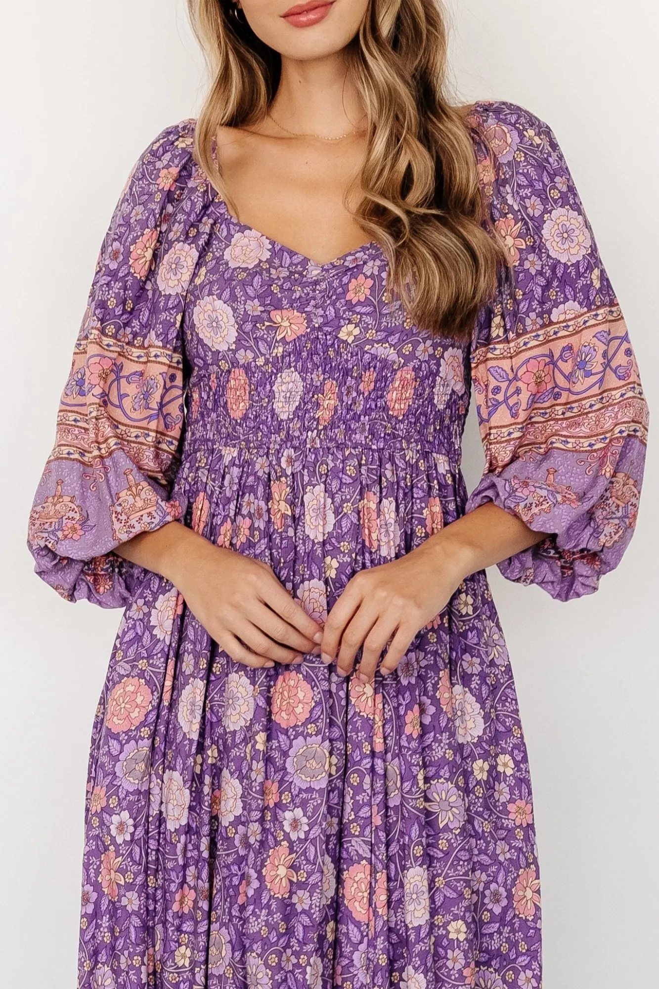 Baltic Born Trixie Dress | Purple Multi