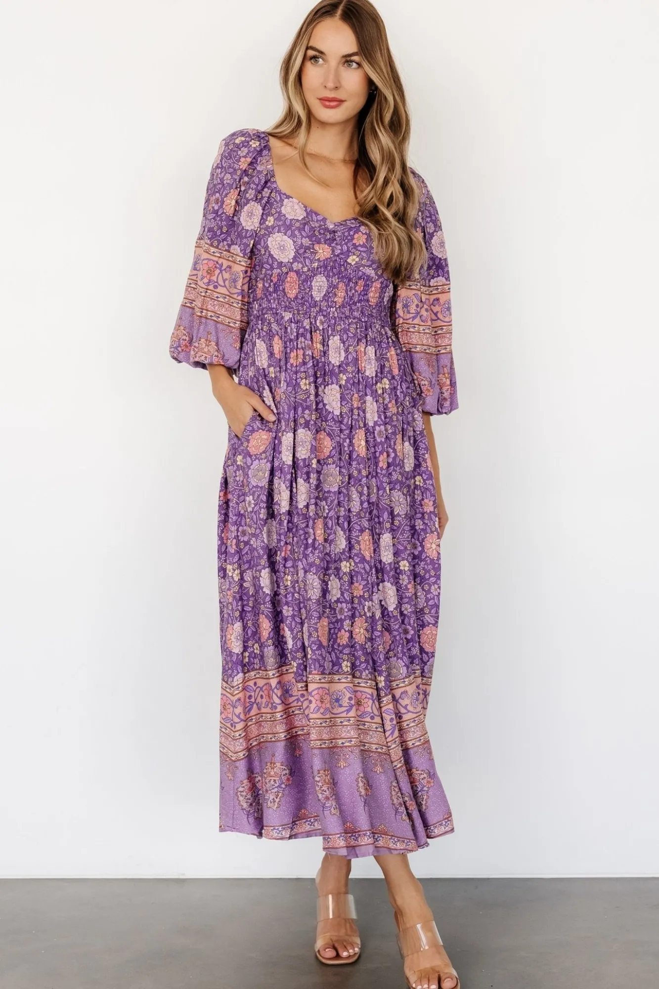 Baltic Born Trixie Dress | Purple Multi