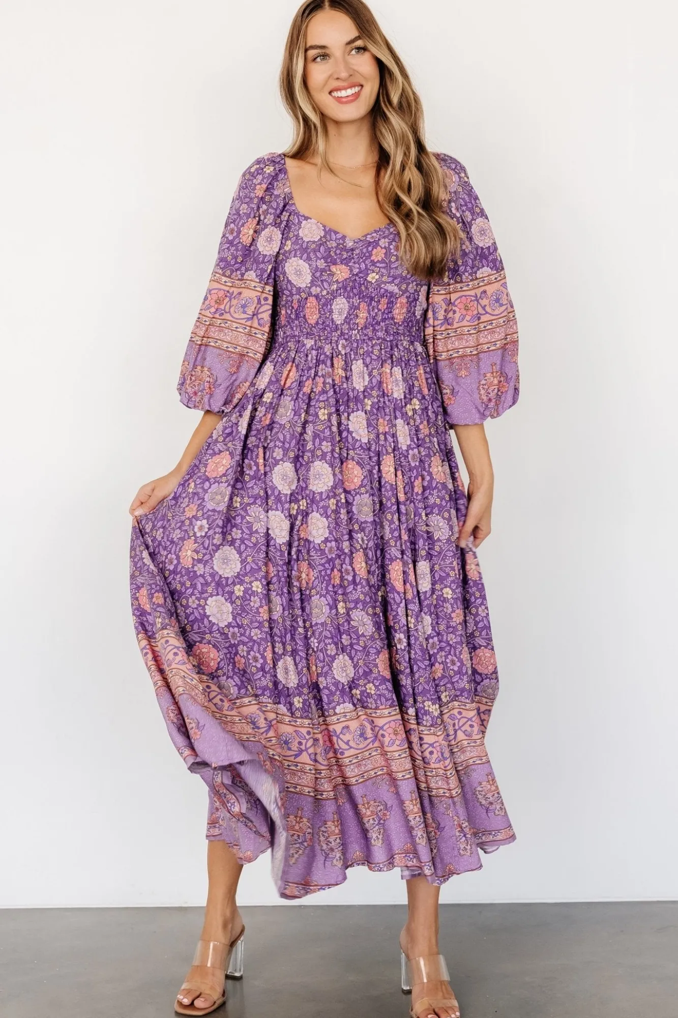 Baltic Born Trixie Dress | Purple Multi