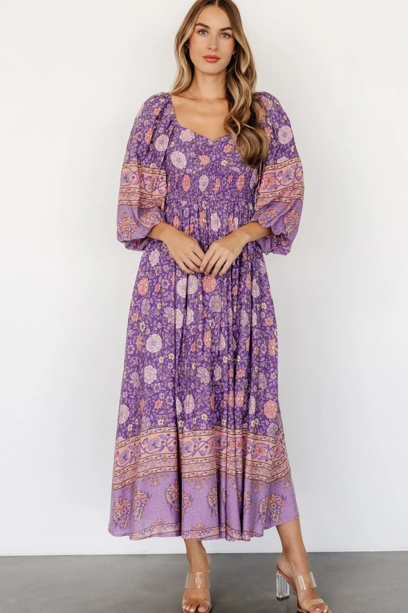 Baltic Born Trixie Dress | Purple Multi