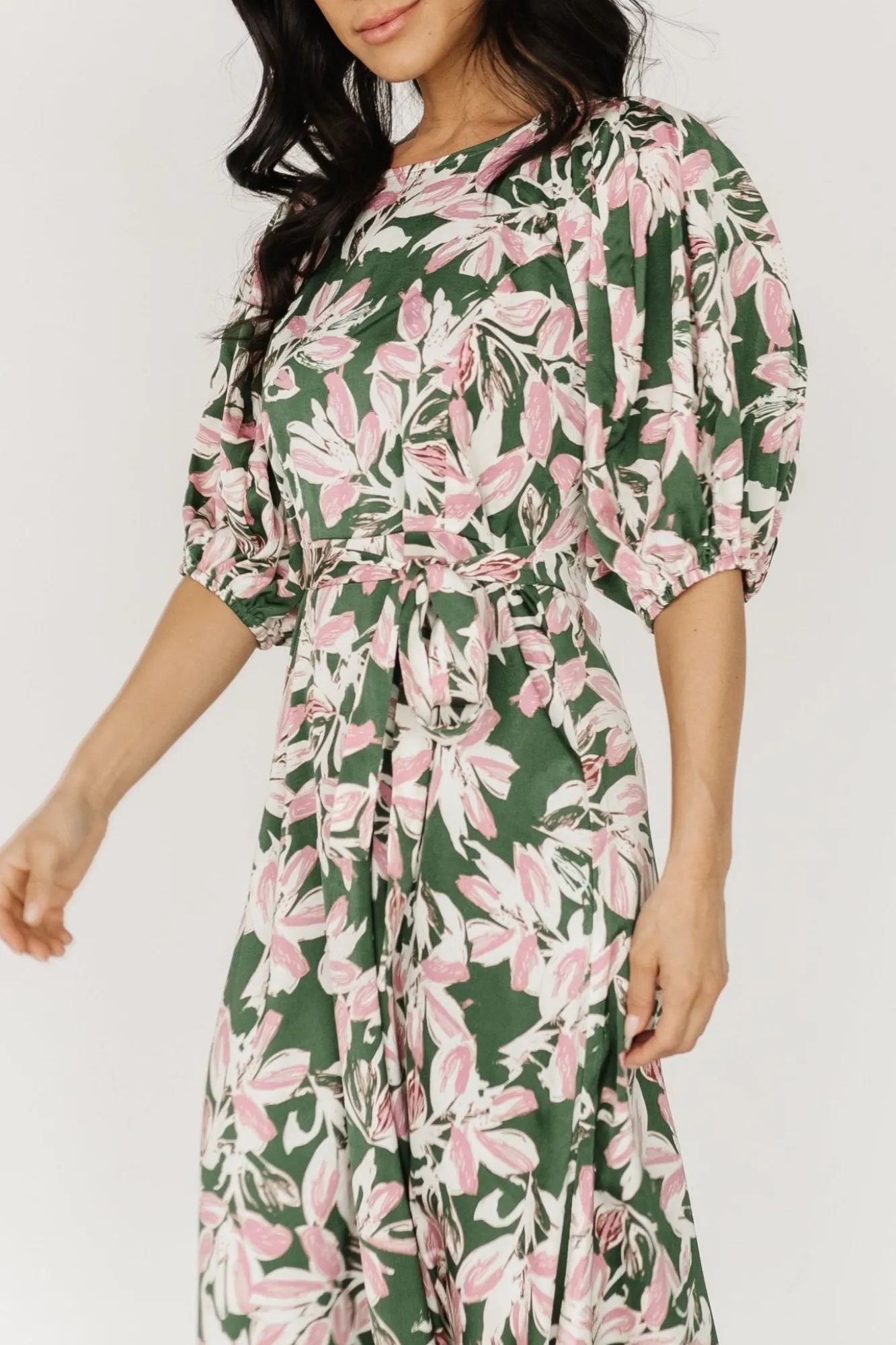 Baltic Born Tucson Midi Dress | Green + Pink