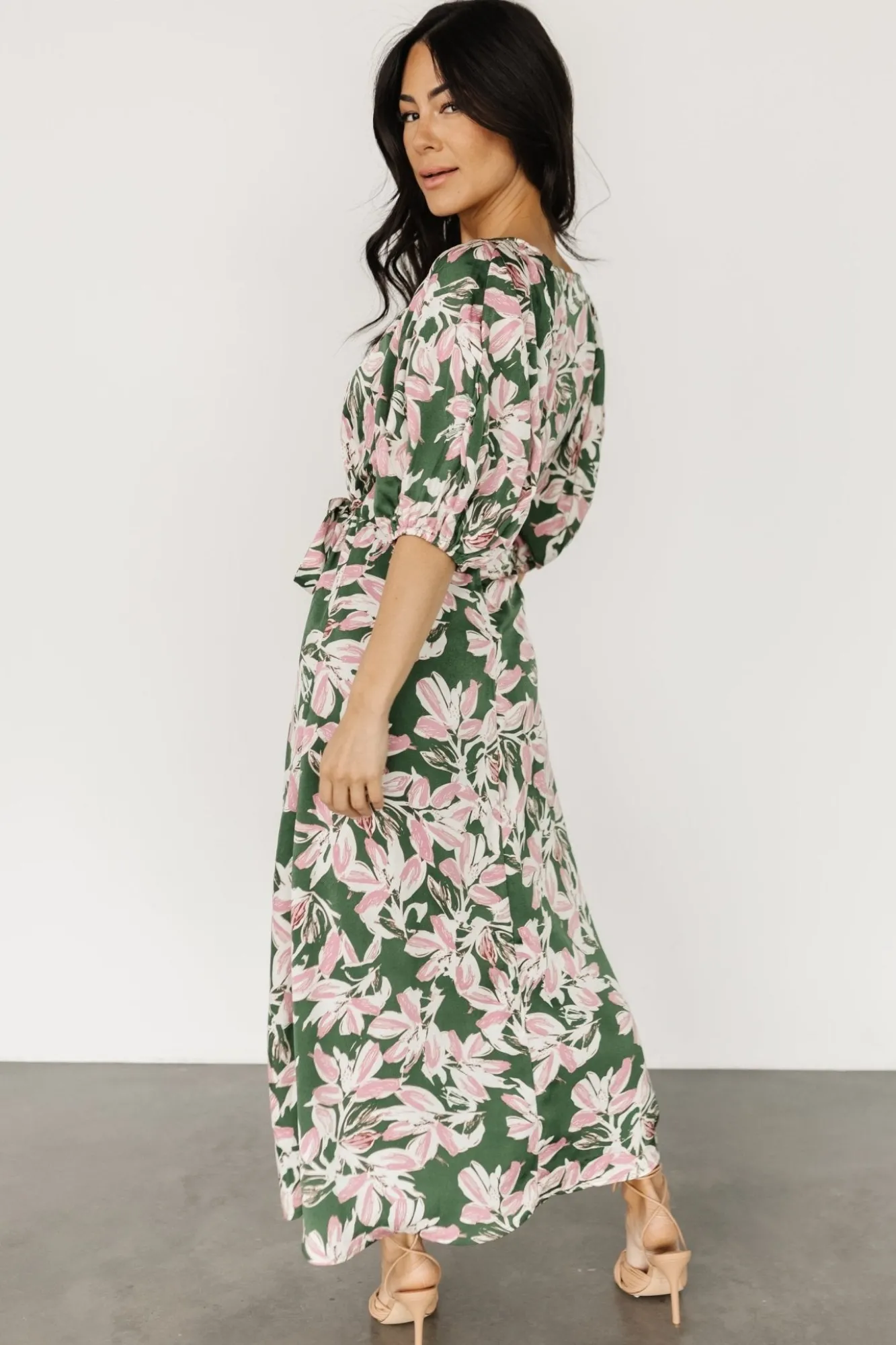 Baltic Born Tucson Midi Dress | Green + Pink