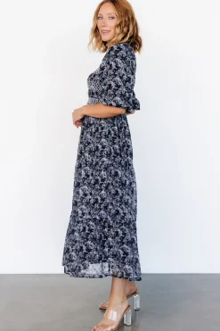 Baltic Born Tulsa Smocked Dress | Black + White