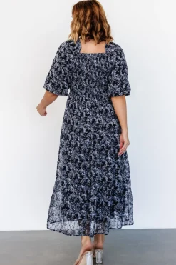 Baltic Born Tulsa Smocked Dress | Black + White