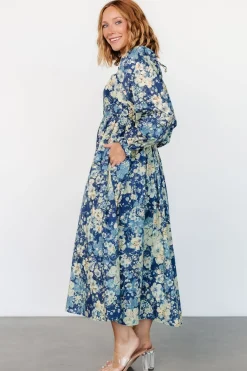 Baltic Born Twyla Dress | Blue + Cream Floral