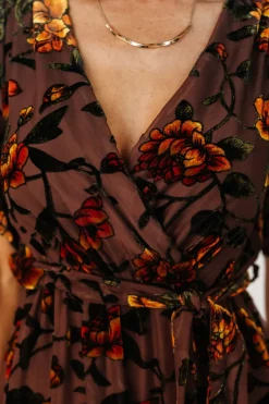 Baltic Born Uma Velvet Maxi Dress | Clove + Amber Floral