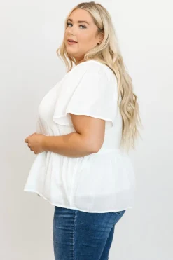 Baltic Born Unity Button Up Top | Off White
