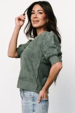 Baltic Born Vail Sweater Top | Winter Green