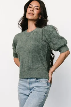 Baltic Born Vail Sweater Top | Winter Green