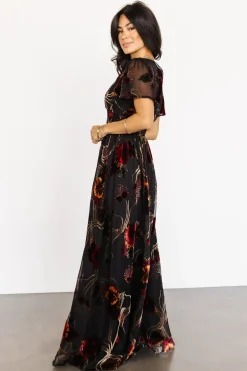 Baltic Born Valen Maxi Dress | Black Multi
