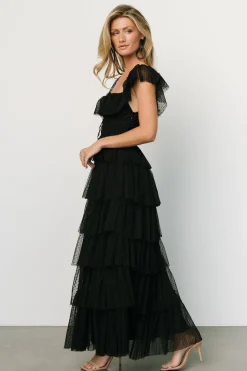 Baltic Born Valora Swiss Dot Tulle Maxi Dress |