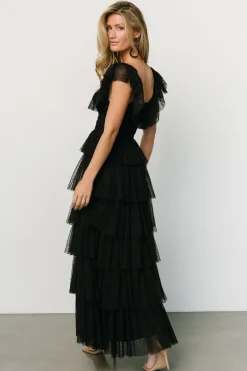 Baltic Born Valora Swiss Dot Tulle Maxi Dress |