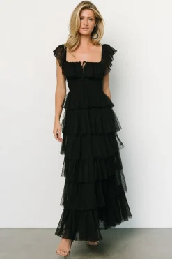 Baltic Born Valora Swiss Dot Tulle Maxi Dress |