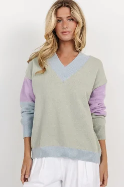 Baltic Born Varsity Color Block Sweater |