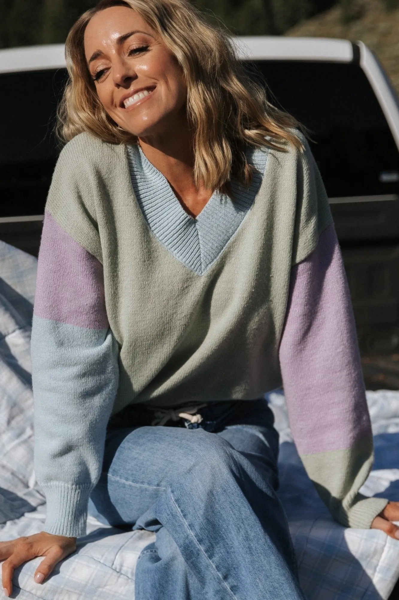 Baltic Born Varsity Color Block Sweater |
