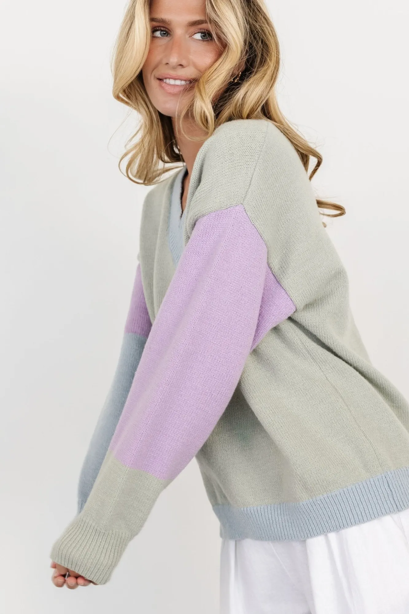 Baltic Born Varsity Color Block Sweater |