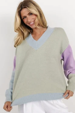 Baltic Born Varsity Color Block Sweater |