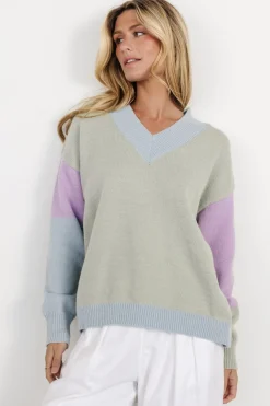 Baltic Born Varsity Color Block Sweater |