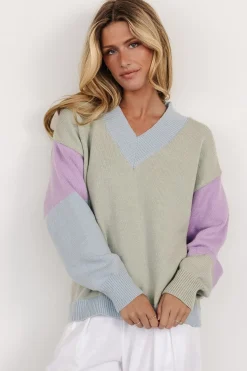 Baltic Born Varsity Color Block Sweater |