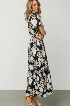 Baltic Born Vera Maxi Dress | Navy Floral