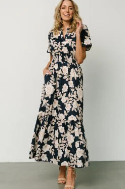 Baltic Born Vera Maxi Dress | Navy Floral