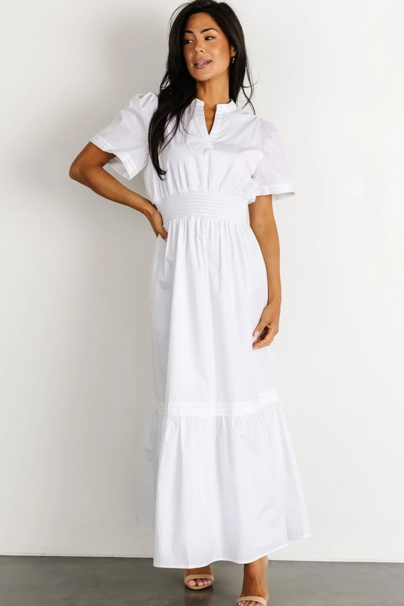 Baltic Born Vera Maxi Dress | Off White