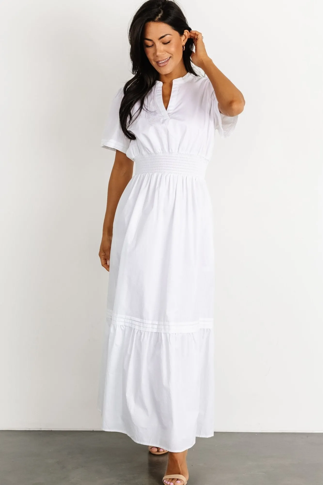 Baltic Born Vera Maxi Dress | Off White