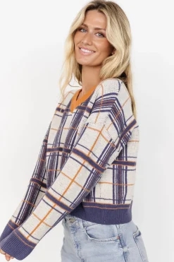 Baltic Born Verbier Sweater | Blue + Orange