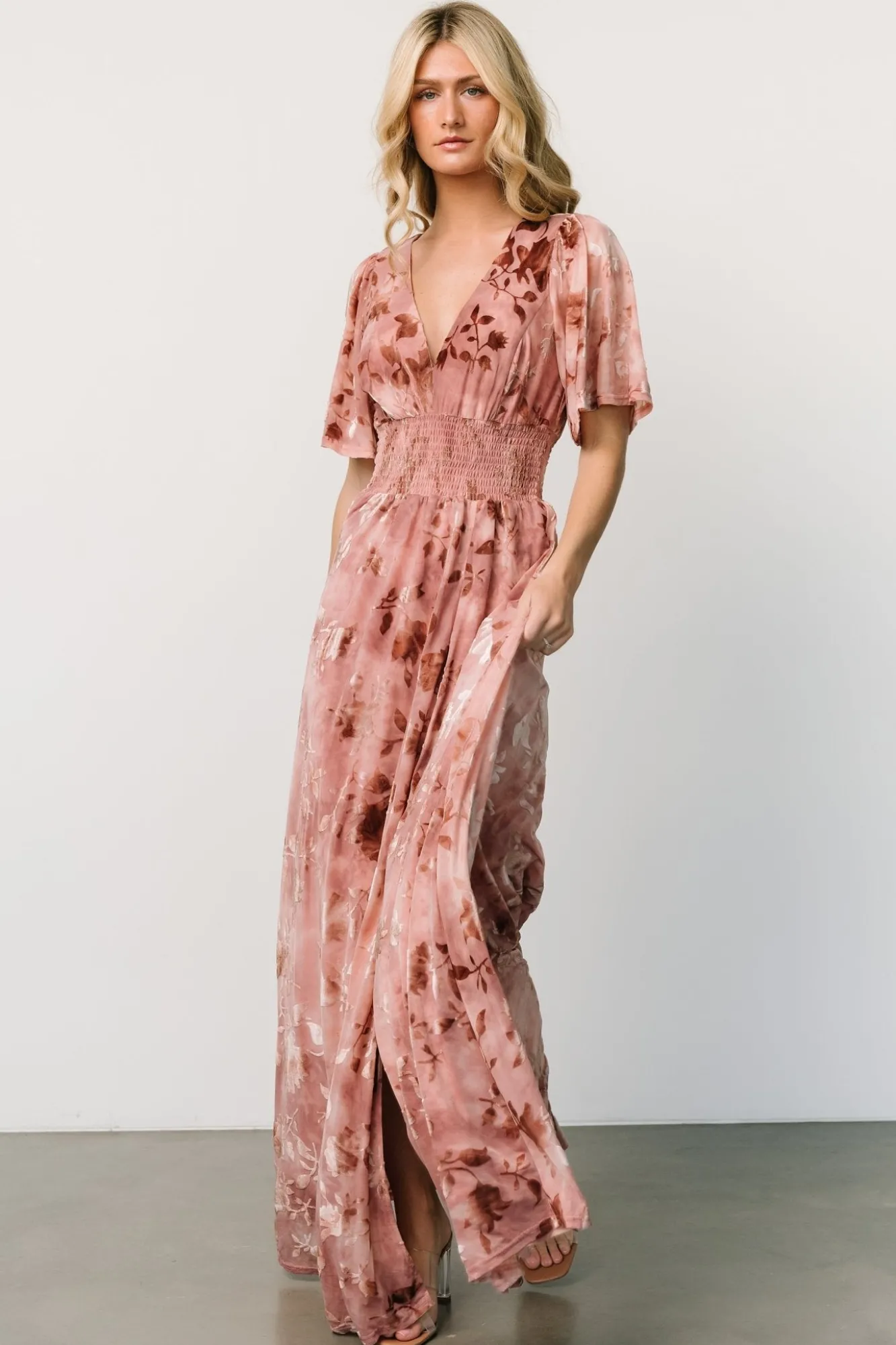 Baltic Born Veronica Velvet Maxi Dress |