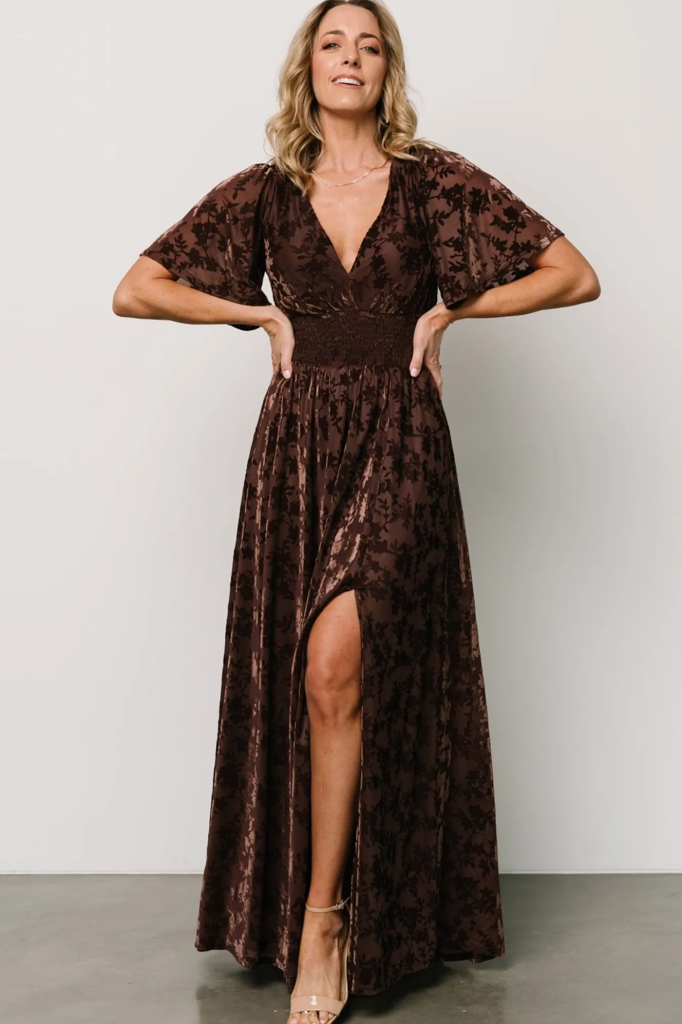 Baltic Born Veronica Velvet Maxi Dress |