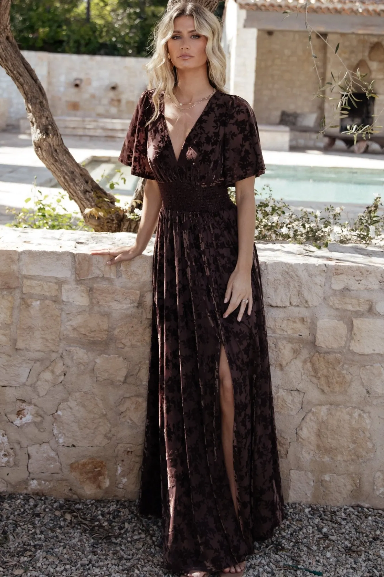 Baltic Born Veronica Velvet Maxi Dress |