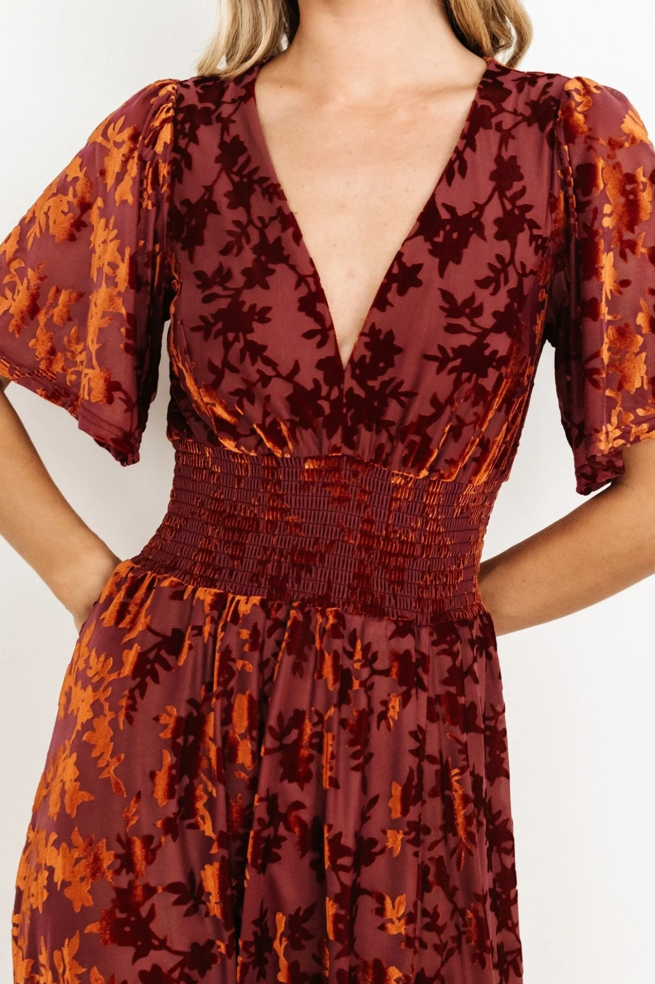 Baltic Born Veronica Velvet Maxi Dress |