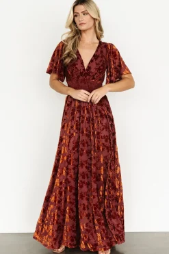 Baltic Born Veronica Velvet Maxi Dress |