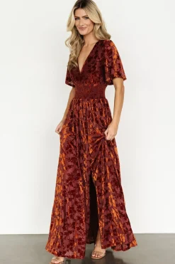 Baltic Born Veronica Velvet Maxi Dress |